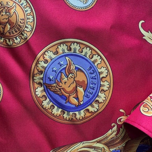 Versace silk printed shirt - Picture 4 of 6